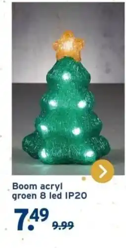 GAMMA Boom acryl groen 8 led IP20 aanbieding