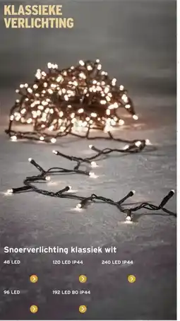 GAMMA Snoerverlichting klassiek wit aanbieding