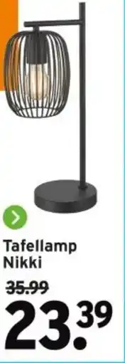 GAMMA Tafellamp Nikki aanbieding