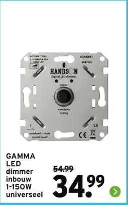 GAMMA GAMMA LED dimmer inbouw 1-150W universeel aanbieding