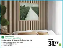 GAMMA Lattenwand Brisbane aanbieding