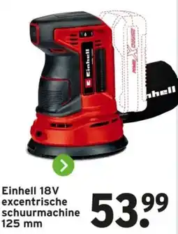 GAMMA Einhell 18V excentrische schuurmachine aanbieding