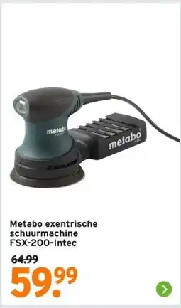 GAMMA Metabo exentrische schuurmachine FSX200 Intec aanbieding