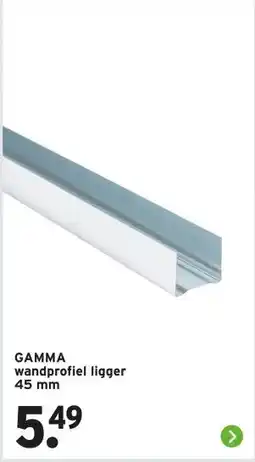 GAMMA GAMMA wandprofiel ligger aanbieding