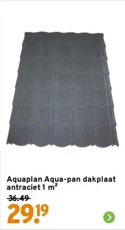 GAMMA Aquaplan Aqua-pan dakplaat antraciet aanbieding