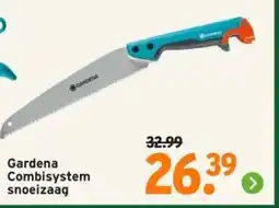 GAMMA Gardena Combisystem snoeizaag aanbieding