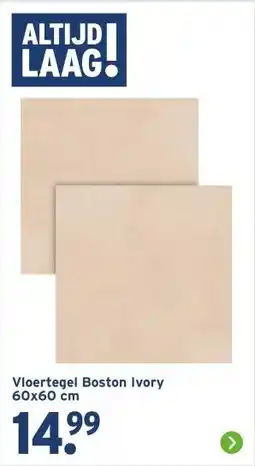 GAMMA Vloertegel Boston Ivory aanbieding