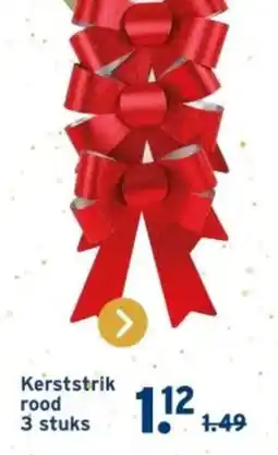 GAMMA Kerststrik rood 3 stuks aanbieding
