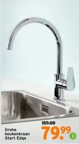 GAMMA Grohe keukenkraan Start Edge aanbieding