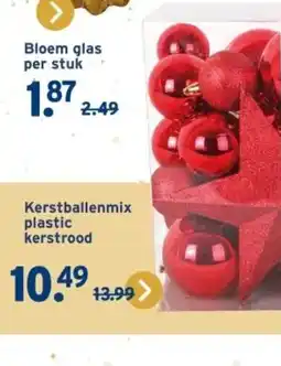 GAMMA Kerstballenmix plastic kerstrood aanbieding