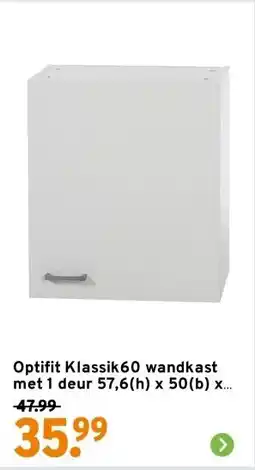 GAMMA Optifit Klassik60 wandkast met aanbieding