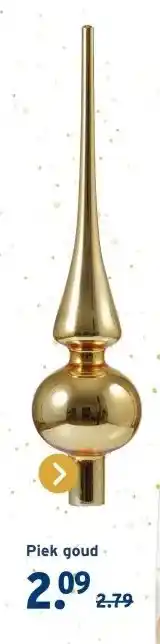 GAMMA Piek goud aanbieding