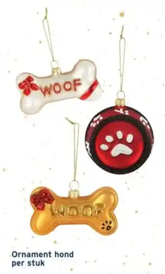GAMMA Ornament hond aanbieding