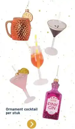 GAMMA Ornament cocktail per stuk aanbieding