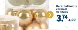 GAMMA Kerstballenmix caramel aanbieding