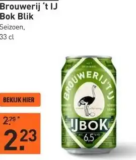 Gall & Gall Brouwerij 't IJ IJbok 33CL aanbieding