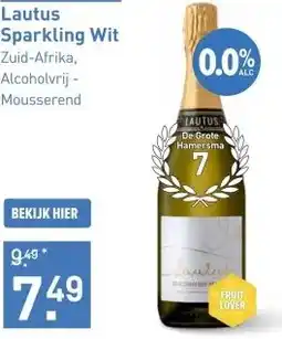 Gall & Gall Lautus Sparkling Wit 75CL aanbieding