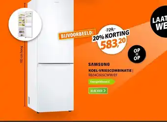 Expert Samsung RB34C605CWW/EF aanbieding