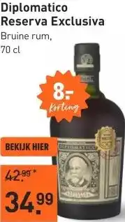 Gall & Gall Diplomatico Reserva Exclusiva 70CL aanbieding