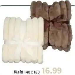 Wibra Plaid aanbieding