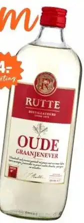 Gall & Gall Rutte Oude Jenever 100CL aanbieding