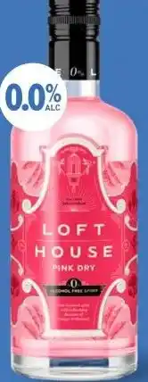 Gall & Gall Loft House Pink Gin Alcoholvrij 70CL aanbieding