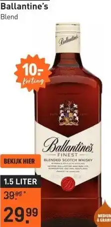 Gall & Gall Ballantine's 150CL aanbieding