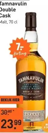 Gall & Gall Tamnavulin Double Cask 70CL aanbieding