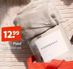 Wibra Plaid aanbieding