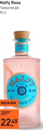 Gall & Gall Malfy Rosa 70CL aanbieding