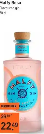 Gall & Gall Malfy Rosa 70CL aanbieding