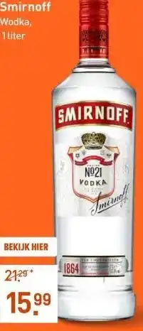 Gall & Gall Smirnoff 100CL aanbieding