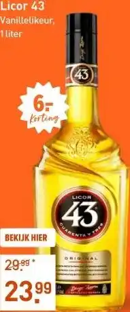 Gall & Gall Licor 43 100CL aanbieding