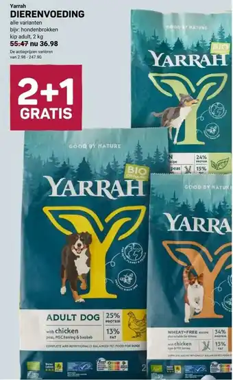 Ekoplaza Yarrah DIERENVOEDING aanbieding