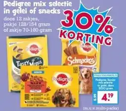 Boon`s Markt Pedigree mix selectie in gelei of snacks aanbieding