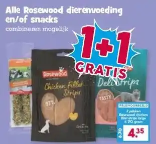 Boon`s Markt Alle Rosewood dierenvoeding en/of snacks aanbieding