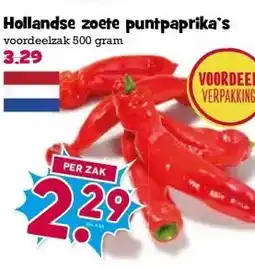 Boon`s Markt Hollandse zoete puntpaprika's aanbieding