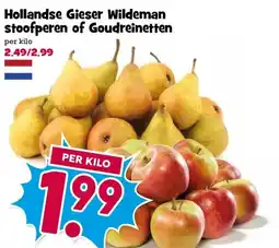 Boon`s Markt Hollandse Gieser Wildeman stoofperen of Goudreinetten aanbieding