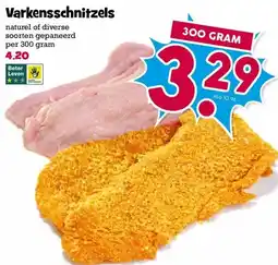 Boon`s Markt Varkensschnitzels aanbieding