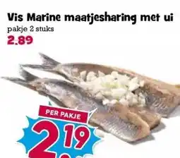 Boon`s Markt Vis Marine maatjesharing met ui aanbieding