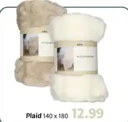 Wibra Plaid aanbieding