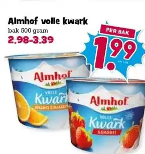 Boon`s Markt Almhof volle kwark aanbieding