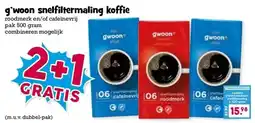 Boon`s Markt g'woon snelfiltermaling koffie aanbieding
