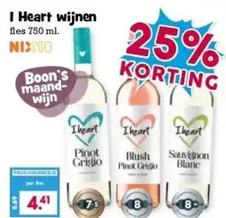 Boon`s Markt I Heart wijnen aanbieding