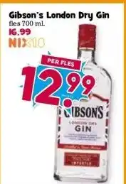 Boon`s Markt Gibson's London Dry Gin aanbieding