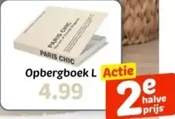 Wibra Opbergboek L aanbieding