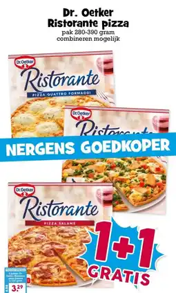 Boon`s Markt Dr. Oetker Ristorante pizza aanbieding