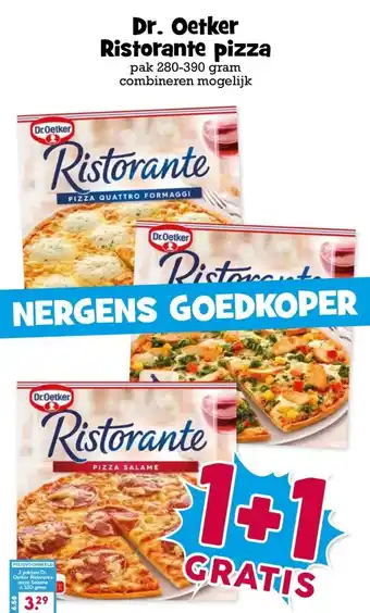 Boon`s Markt Dr. Oetker Ristorante pizza aanbieding