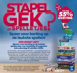 Boon`s Markt Spaar voor korting op de leukste spellen! aanbieding