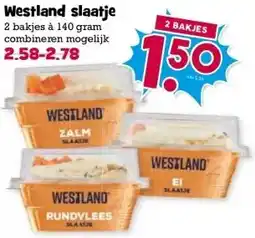 Boon`s Markt Westland slaatje aanbieding